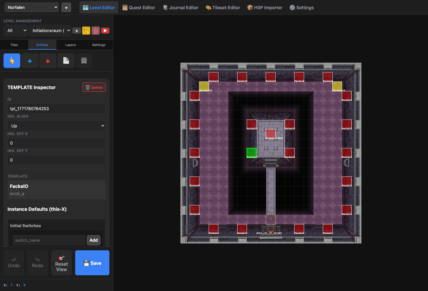 Level Editor - Entities